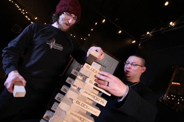 Seattle Escape Game Rooms banquet room Jenga Game